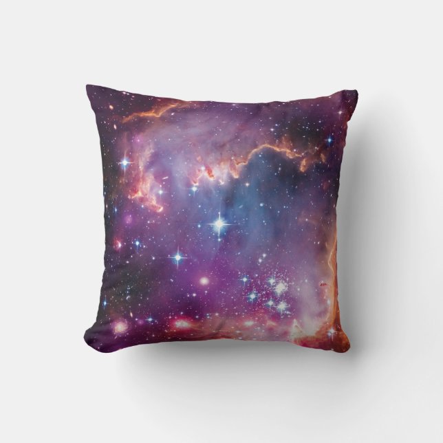 Coussin de décor de nébuleuse de galaxie (Recto)