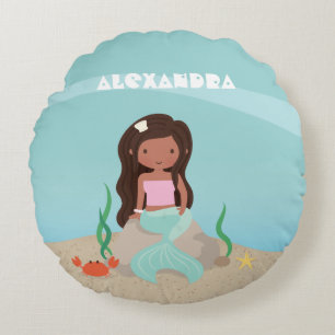 Coussin de décor de pièce de filles de sirène