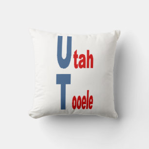Coussin de décoration 16x16  TOURISME UTAH