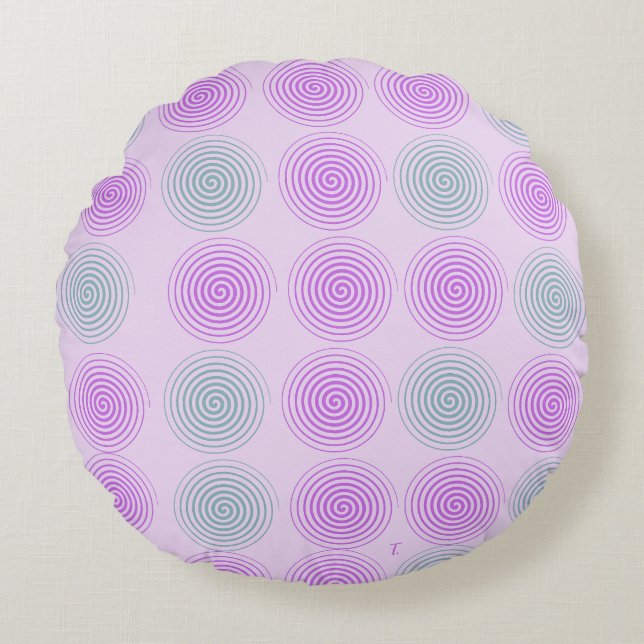 Coussin de décoration abstrait moderne et cosy (Devant)