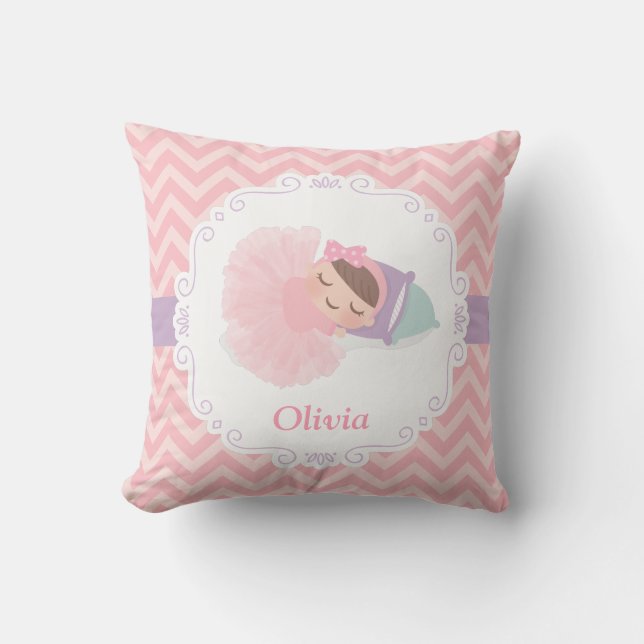 Coussin de décoration de chambre pour bébé balleri (Recto)