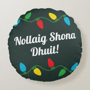 Coussin de décoration de Noël irlandais