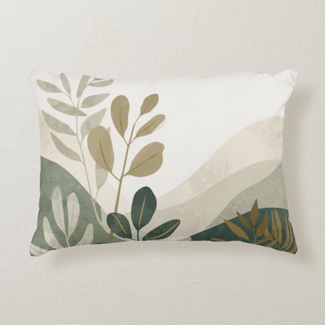  Coussin de décoration de salon moderne - Gris dou (Devant)