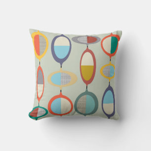 Coussin de décoration de style Mid-Century Modern