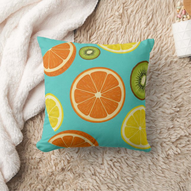 Coussin de décoration de tranches de fruits MCM (Couverture)