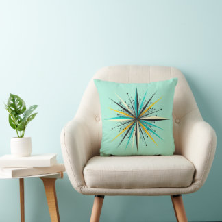 Coussin de décoration moderne de Starburst au mili