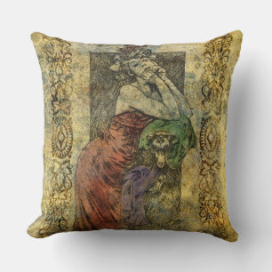 Coussin de décors d'attente vintage