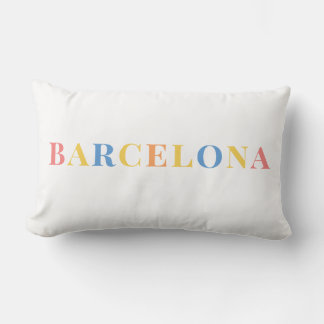Coussin de design couleur Pastel de Barcelone