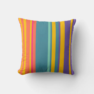 Coussin de design d'art Vintage coloré