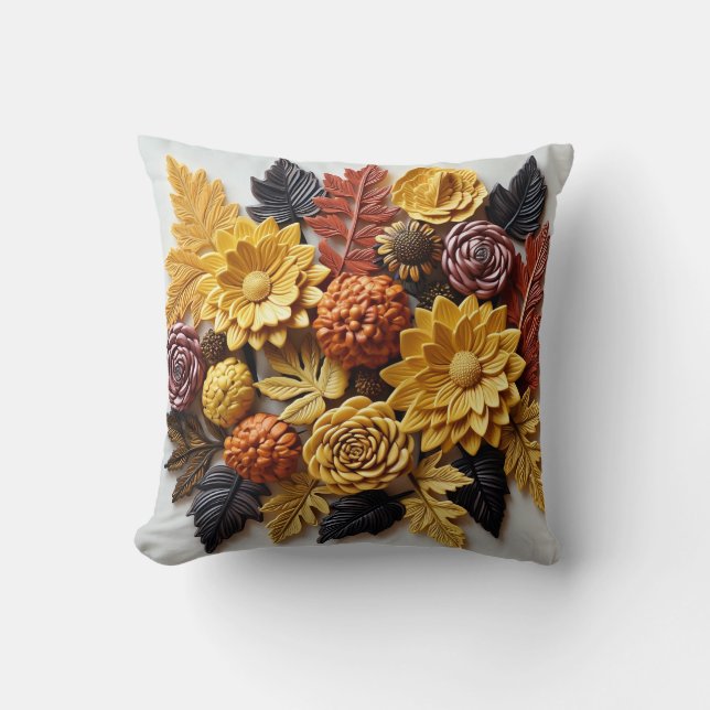 Coussin de design d'automne (Recto)