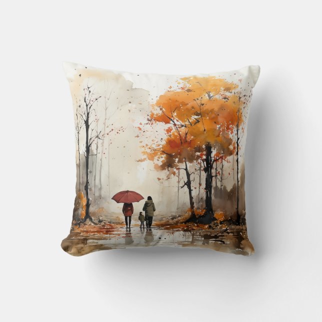 Coussin de design d'automne (Recto)