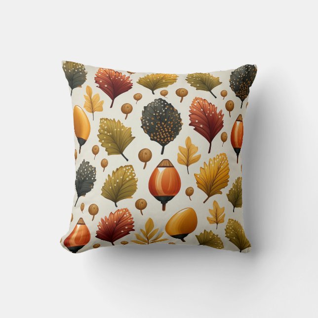 Coussin de design d'automne (Recto)