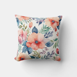 Coussin de design floral