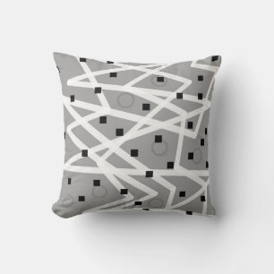 coussin de design moderne géométrique motif abstra