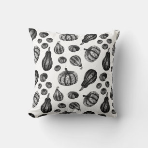 Coussin de dessin Citrouille Motif d'automne