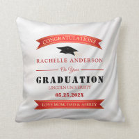 Coussin de diplôme White Satin