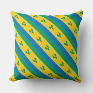 Coussin de drapeau de grenadines de Paul McGehee