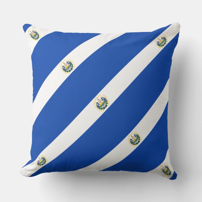 Coussin de drapeau de Paul McGehee "Salvador" (Recto)