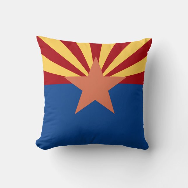 Coussin de drapeau d'état de l'Arizona (Recto)