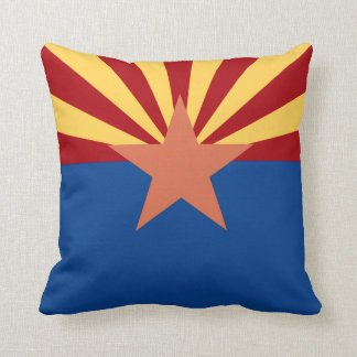 Coussin de drapeau d'état de l'Arizona