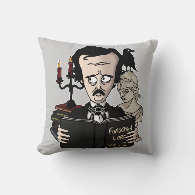 Coussin de "Edgar Allan Poe" (Recto)