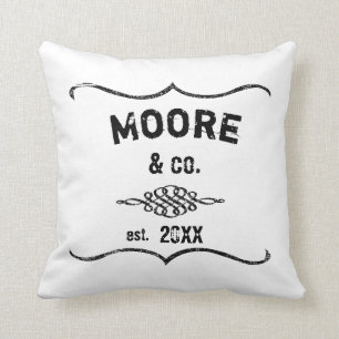 Coussin de famille personnalisé