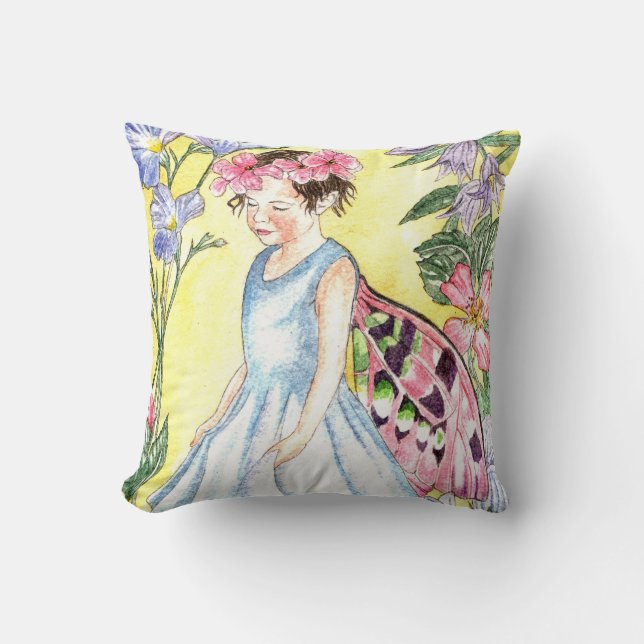 Coussin de fée mignon d'été (Recto)