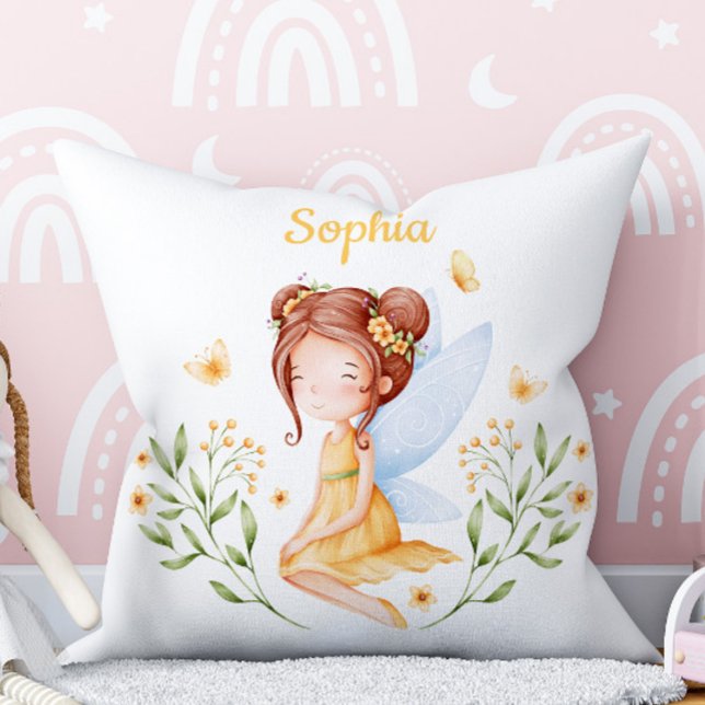 Coussin de fée pour bébé fille avec un nom personn (Créateur téléchargé)