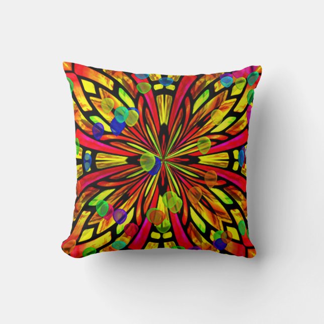 Coussin de fenêtre en rosace (Recto)