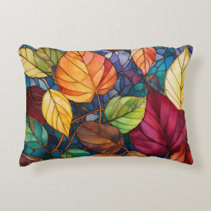 Coussin de feuille de chute rectangulaire