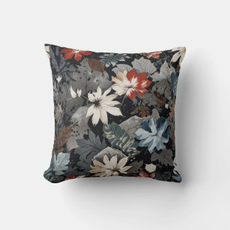Coussin de feuilles d'automne
