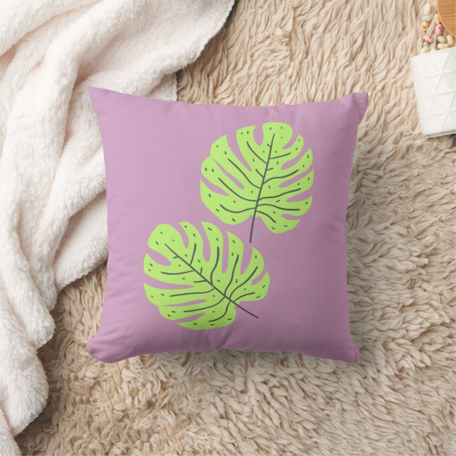 Coussin de Feuilles Vertes (Couverture)