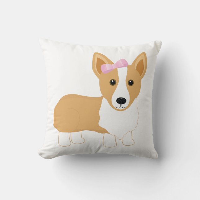 Coussin de fille de corgi (Recto)