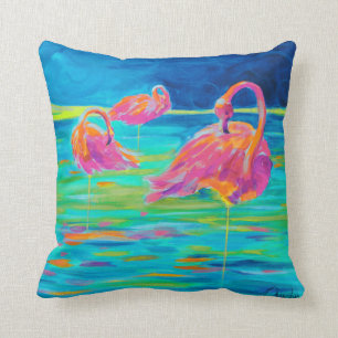 Coussin de Flamants roses de Tres