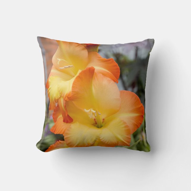 Coussin de fleur artistique Summer Bloom (Recto)