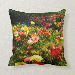 Coussin de fleur de beaux-arts