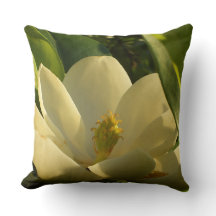 Coussin de fleur de magnolia du sud
