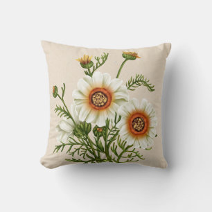 Coussin de fleur de marguerite