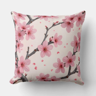 Coussin de fleurs de cerises