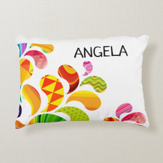 Coussin de fleurs personnalisées