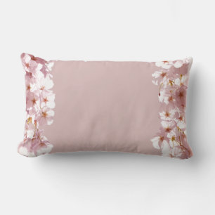 Coussin de fleurs roses Coussin de fleurs blanches