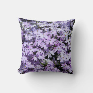 Coussin de fleurs violettes (Phlox)