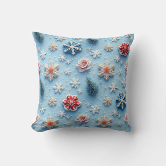coussin de flocons de neige