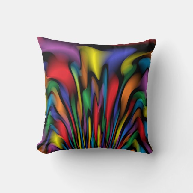 Coussin de fontaine d'arc-en-ciel (Recto)