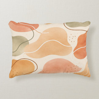 Coussin de forme organique abstraite Boho - Terrie