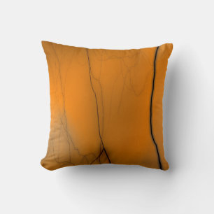 coussin de foudre jaune et orange
