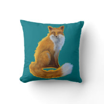 Coussin de Fox de région boisée