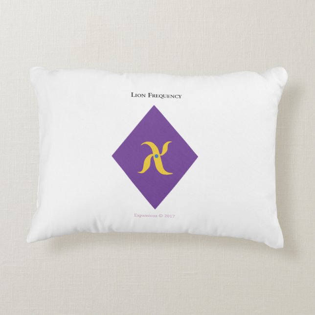 Coussin de fréquence de lion (Dos)