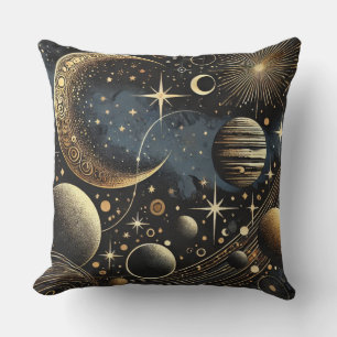 Coussin de Galaxie cosmique - Élégance céleste pou