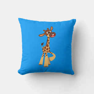 Coussin de Giraffe pour bébé en caricature mignonn